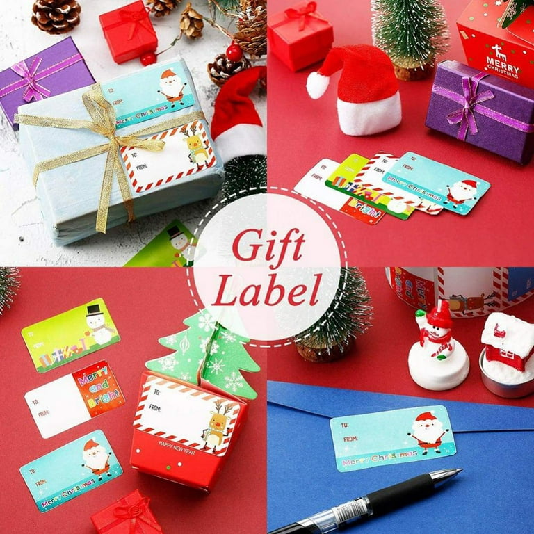 Christmas Gift Tags for Presents Envelopes Cards Name Labels Festival  Birthday
