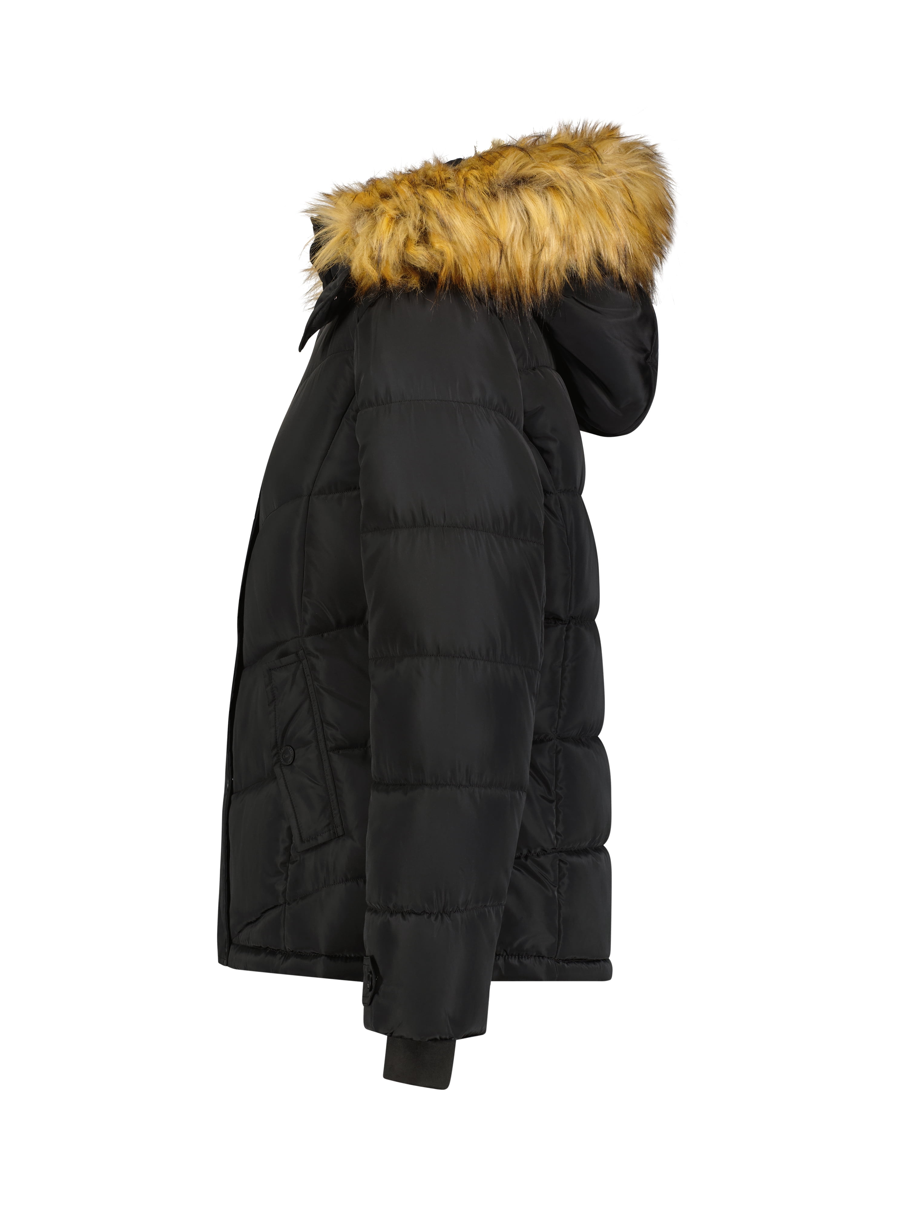 Canada Weather Gear Women's Classic Puffer Jacket with Faux Fur Trim Hood
