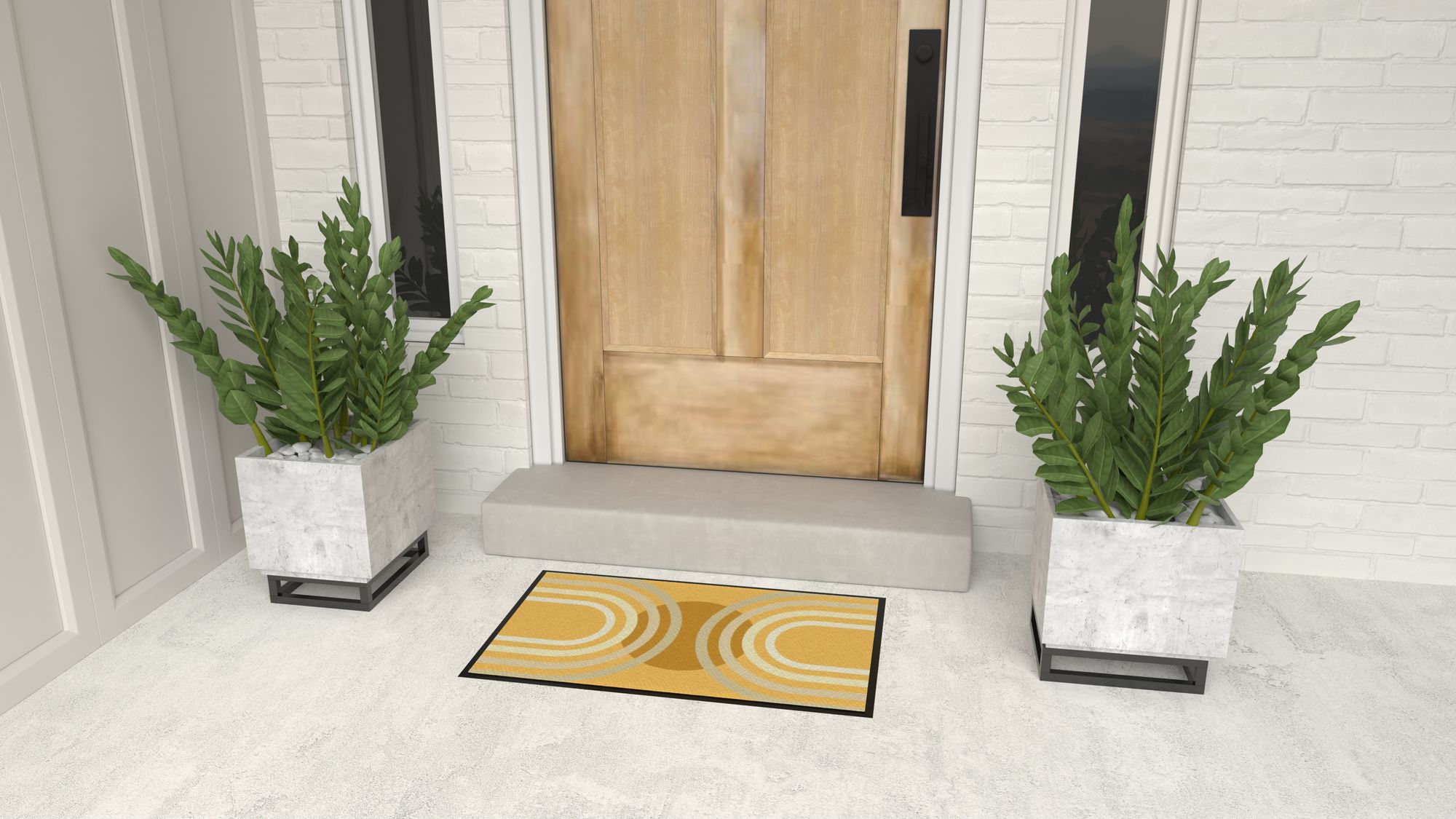 Rugs America LO90A 20"x31.5" Entry Rug Non-Slip Washable Indoor Door Mat, Small Oriental Accent Throw Rug for Bedroom Kitchen Entryway Bathroom