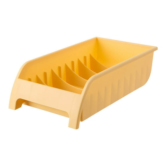 SSBSM Large-capacity Dish Storage Rack Partition BPA Free Drainage Design Dish Drying Shelf Household Supplies