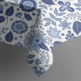 thumbnail image 4 of Pioneer Flower Floral Print Pattern Rectangle Tablecloth 60"x120", Waterproof Polyester Table Cloth, Wipeable Spillproof for Dining Camping Indoor Outdoor, 4 of 6