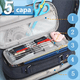 thumbnail image 5 of Lapicera Doble Capa De Gran Capacidad Azul Marino, 5 of 5