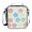 Checkered Stripes with Hand Drawn Flower, variant on Haosy Checkered Stripes with Hand Drawn Flower Reusable Lunch Box Men/Women Insulated Lunch Bag for School Picnic Travel