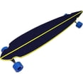 thumbnail image 2 of YELLOW PINTAIL LONGBOARD Complete Skateboard - 180mm Trucks & 76mm Wheels, 2 of 4