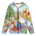 thumbnail image 3 of Unisex Winnie The Pooh Zip Up Hoodies 3D Printed Pullover Hooded Sweatshirt with Pocket for Mens Womens, 3 of 8