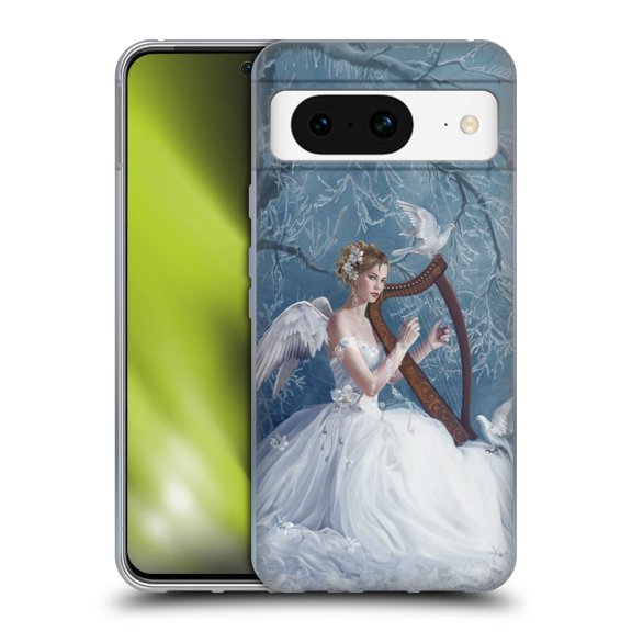 Head Case Designs Officially Licensed Nene Thomas Deep Forest Chorus Angel Harp And Dove Soft Gel Case Compatible with Google Pixel 8