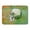 Green, variant on Day of the Dead Teal Skull Machine Washable Memory Foam Mat