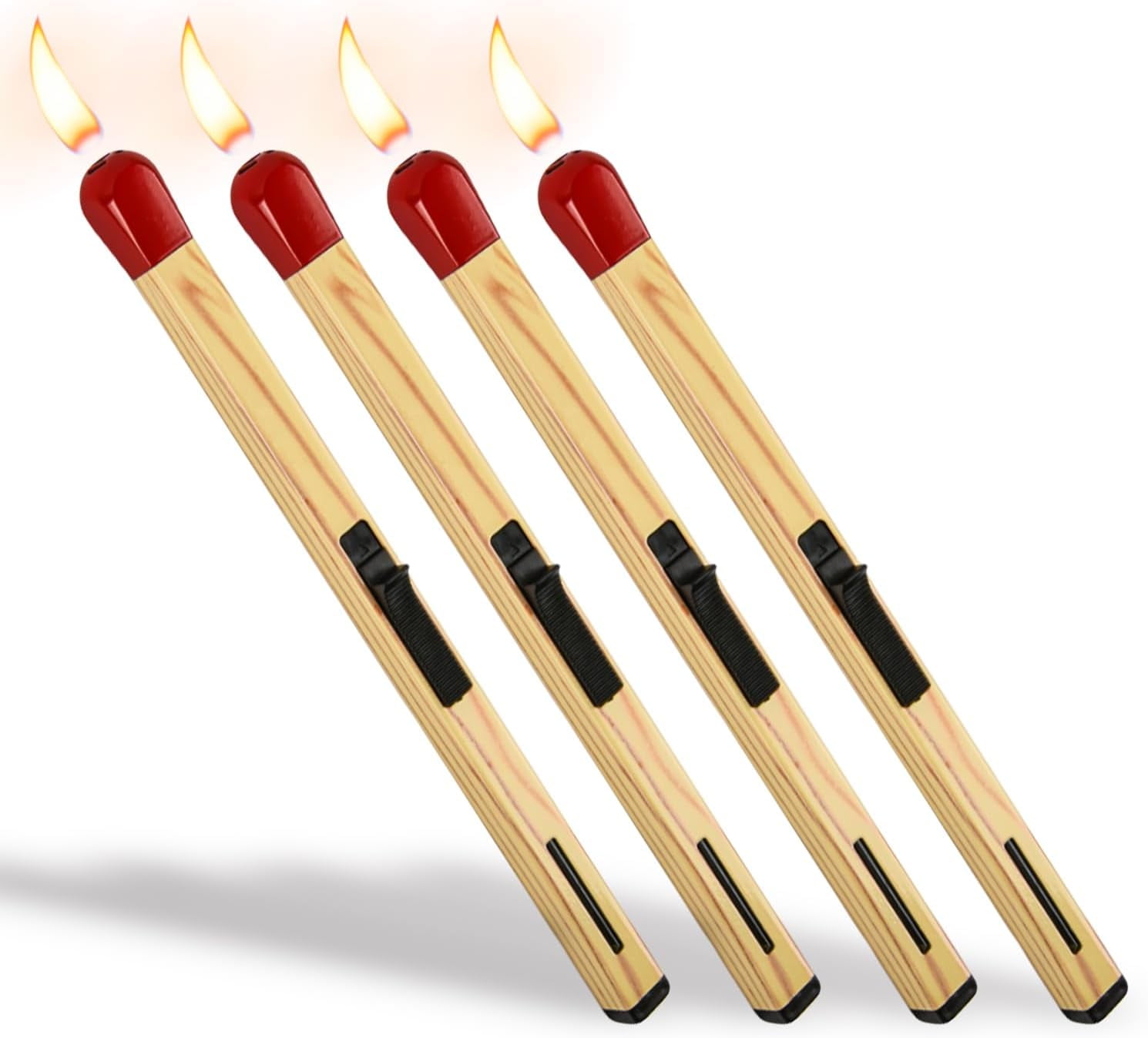 24PACK 8" Match Stick Shaped Multipurpose Butane Lighter BBQ Candle lighter Gift for woman man Christmas Halloween