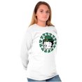 thumbnail image 3 of Betty Boop St Patricks Day Leprechaun Women's Long Sleeve T Shirt Brisco Brands M, 3 of 6