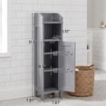 thumbnail image 6 of Ktaxon Slim Bathroom Cabinet Storage, Toilet Cabinet with 2 Drawers, beside Toilet Cabinet Saving Space, Gray, 6 of 16
