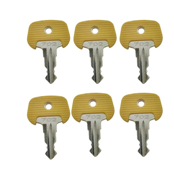 6 Pack 97# 702 26906870 28520490 Ignition Keys for Jungheinrich Mic Komatsu Forklift
