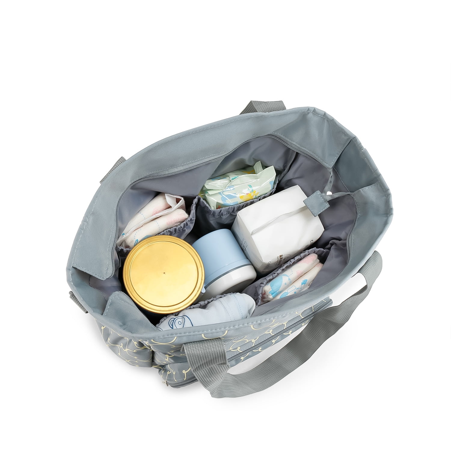 SPEKSEE Versatile Large Capacity Mommy Bag Diaper Tote with Multiple Accessories for Outdoor Use