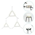 thumbnail image 2 of FRCOLOR 3Pcs White Triangle Crucible Holders Chemistry Heating Rack Laboratory Support, 2 of 6
