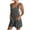 Dark Gray, variant on Linen Blend Summer Rompers Womens Loose Casual Shorts Tropical/4th of July American Flag Printed Sleeveless Jumpsuits (XXXL, 4th July #18)
