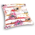 thumbnail image 3 of Floral Seamless Pattern Velvet Plush Throw Pillow Cushion Case Cover - 18" x 18" - Invisible Zipper Home Decor Floral for Couch Sofa No Pillow Insert, 3 of 5
