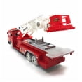 thumbnail image 5 of USToyOutlet Heroes To The Rescue Fire Engine Truck with Extending Ladder & Lights & Siren Sounds Bump & Go Action - Red, 5 of 7