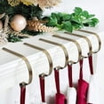 thumbnail image 1 of Ganchos de Metal para Calcetines de Navidad Ganfancp Colgador de Chimenea Antideslizante, 1 of 7
