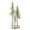 D, variant on tasrioml Mini Christmas Tree Artificial Bottle Brush Tree with Wooden Base Small Snow Frost Flocked Pine Tree for Winter Tabletop Home Decor