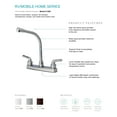 thumbnail image 3 of Builders Shoppe 1200CP RV Mobile Home Non-Metallic High Rise Swivel Kitchen Faucet Chrome Finish, 3 of 4