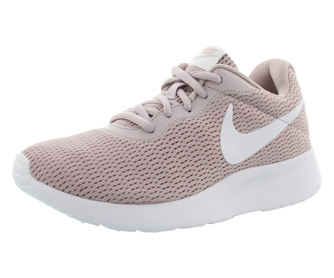 nike tanjun white particle rose