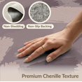 thumbnail image 6 of ODIKA 9'x12' Washable Area Rug Mauve Subtle Vintage Painterly Forms Muted Plum Balance Asymmetrical for Master Suite, California King, Under Bed, Non-Shedding, Easy Care, 6 of 7