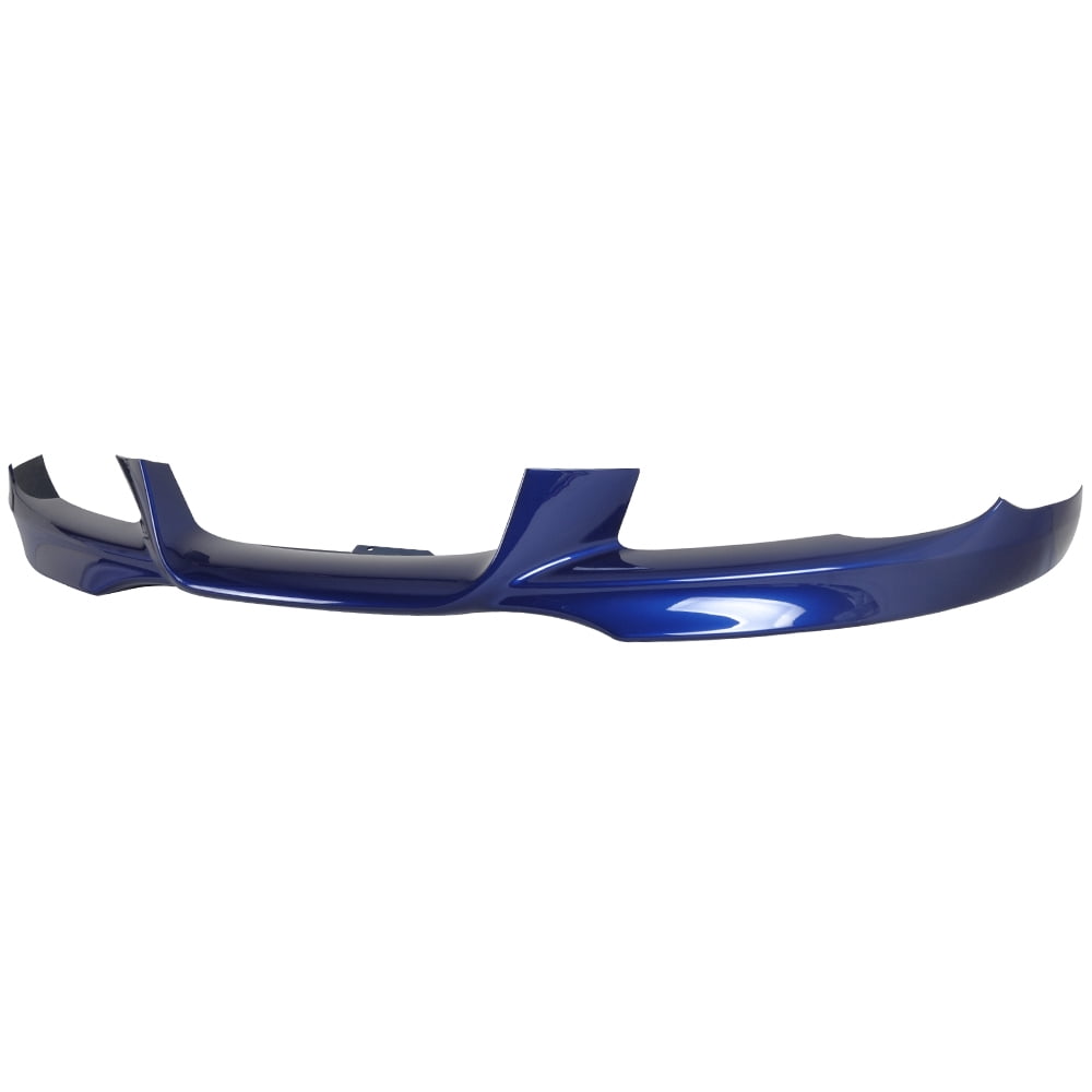 Ikon Motorsports Front Bumper Lip Compatible With 2007-2010 BMW E92 E93 3-Series Coupe Convertible M-Tech Style Painted Interlagos Blue #A30 PP Air Dam Chin Protector Spoiler 2008 2009