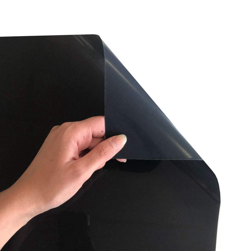 Siser StripFlock Pro HTV 12"x10yd Roll Black - Textured Heat Transfer Vinyl - for use with Siser, Cricut and Silhouette Cutters - CPSIA Certified