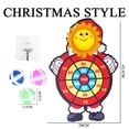 thumbnail image 1 of Juego de objetivos de dardo para niños, juguete portátil para lanzar velcro, adecuado para niños, juego divertido práctico y práctico, 1 of 2