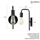 thumbnail image 2 of Lampara Pared Industrial Decorativa SKANDIGLOW Foco Incandecente 120V, 2 of 5