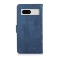 thumbnail image 4 of Nalacover Slim Wallet Case for Google Pixel 8, for Women Men, Embossed Pattern PU Leather Shockproof Magnetic Clasp Credit Card Slots Flip Kickstand Phone Case+Wrist Strap,Blue, 4 of 7