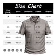 thumbnail image 2 of Lumtrix Men'S Beer Belly Polo Shirts Short Sleeve Summer Casual Quick Dry Workout Tops Lightweight Casual Golf Shirts Dark Blue XL, 2 of 4
