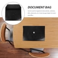 thumbnail image 3 of Shisuyan Leather Document File Folder A4 File Bag File Organizer Bag Travel Portfolio Case File Storage Organizer, 3 of 8