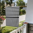 thumbnail image 5 of Wukai Black And White Stripes Garden Flags Double Sided Welcome Garden Yard House Flags Outside Outdoor House (Only Flag), 5 of 8