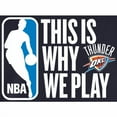 thumbnail image 2 of Men's Navy Oklahoma City Thunder This Is Why We Play Pullover Hoodie, 2 of 2