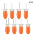 thumbnail image 2 of BBQ Corn Insert,4 Sets (8pcs) a BBQ Insert Stainless Steel Corn Fork Exceptional Craftsmanship, 2 of 8