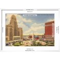 thumbnail image 5 of Art.com Civic Center, Statler Hotel, Buffalo Art Print, White Frame Wall Art, 29" x 21", 5 of 5