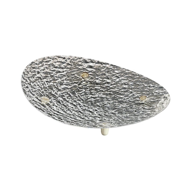 Ohufall Glacier Pattern Fruit Tray Plastic Serving Platter Coffee Table Decor For Home Living Room Snack Dried Fruit Bowl Family Decor