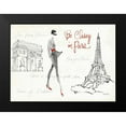 thumbnail image 2 of Tavoletti, Anne 24x19 Black Modern Framed Museum Art Print Titled - Red Flair VII, 2 of 5
