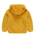 Baby Cute Bear Hooded Sweater Jacket with Sherpa Lining Winter Warm