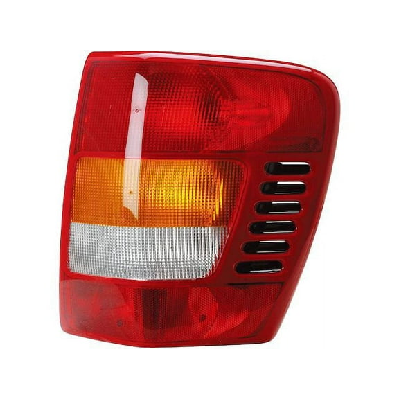 Right Passenger Side Tail Light Assembly - without Bulbs and Sockets - Compatible with 2001 - 2004 Jeep Grand Cherokee (From 11/2011) 2002 2003