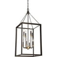 thumbnail image 2 of Quoizel Brook Hall 8 Light Cage Chandelier in Western Bronze, 2 of 6