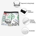 thumbnail image 6 of Disketp Stamp Set Collection Men'S Boxer Briefs,Soft And Breathable Cotton Underwear With Comfortflex Waistband, 6 of 9