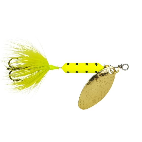 Rooster Tail, Chartreuse Dalmatian