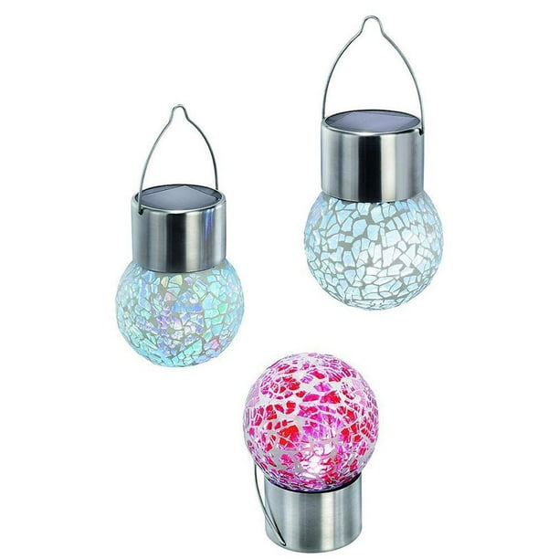 solar hanging crackle ball