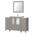 thumbnail image 5 of Vanity Art 84 Inch Double Sink Bathroom Vanity Combo Set 4 Cabinets 2 Shelves 10 Dove-Tailed Drawers Ceramic Top Bathroom Cabinet with Free Mirror VA3030-84B, 5 of 9