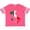 Football Pink and White, variant on Italian Map Flag Boys or Girls Toddler T-Shirt