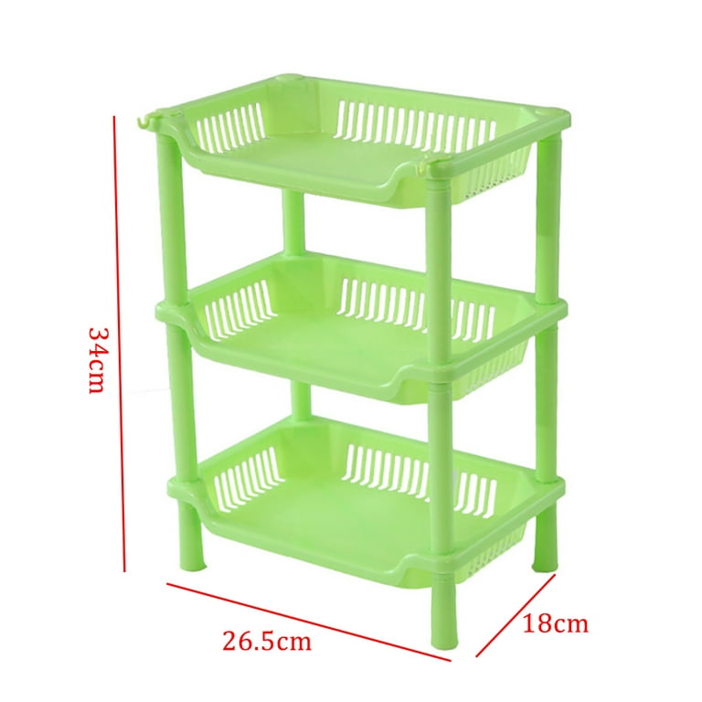 3 Layers Kitchen Organizer Storage Rack High Quality Plastic