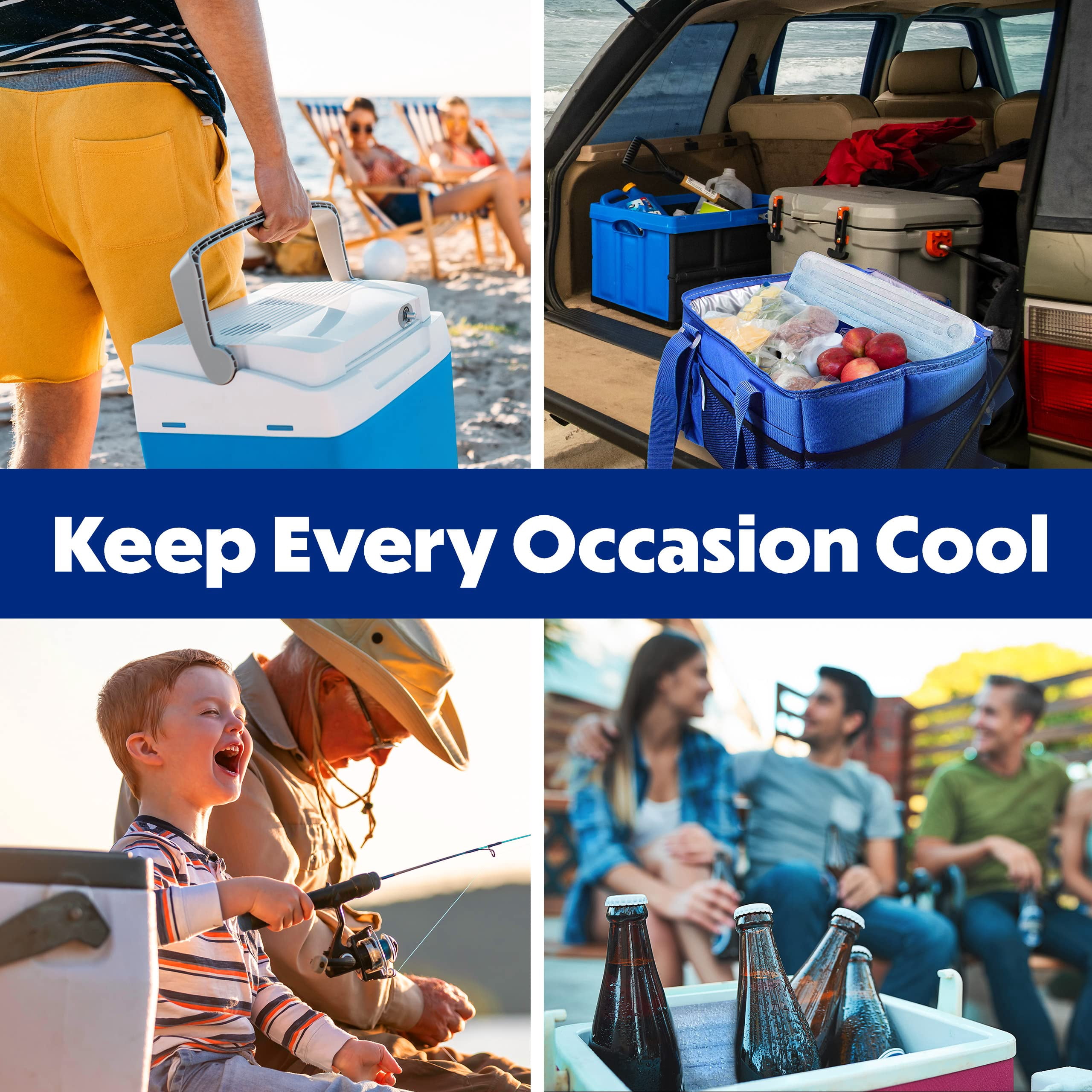 Ice Packs - Reusable  Large Pack And Lunch Set For Long Term Use Cools Faster Than Accessories