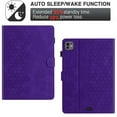 thumbnail image 3 of Dteck Case for 2024 iPad Pro 11 Inch, Premium PU Leather Card Slots Adjustable Stand Cover with Auto Sleep/Wake Feature Protective Case for iPad Pro 11 Inch 5th Generation (M4) 2024, Purple, 3 of 5