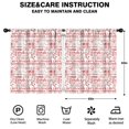 thumbnail image 2 of Blackout Kids Curtains,Red Baseball Terms Pattern Childrens Insulated Curtains Set Of 2,Bedroom Essentials,Toddler Room Decor 52"x63", 2 of 5